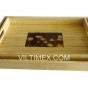 Environmentally Friendly Bamboo Tray With Natural Color