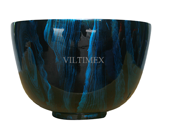 Stripe Deep Large Bamboo Bowl