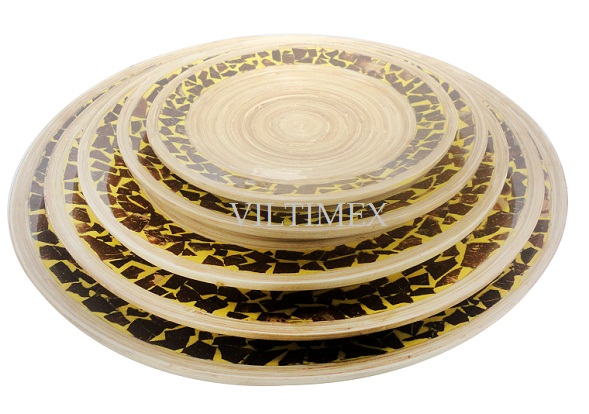 Reusable Bamboo Plates