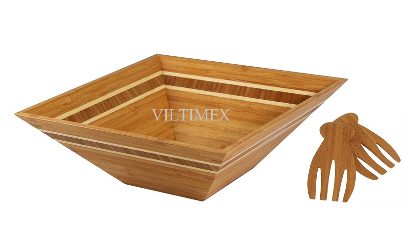 Large Bamboo Salad Bowl