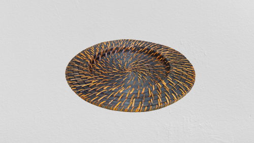 Natural Wicker Decorative Plate