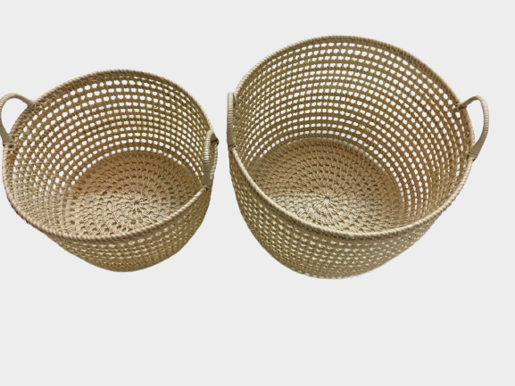 Natural Rattan Wicker Laundry Basket